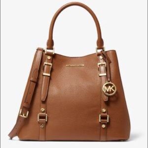 Michael Kohrs Large Pebbled Leather Tote Bag